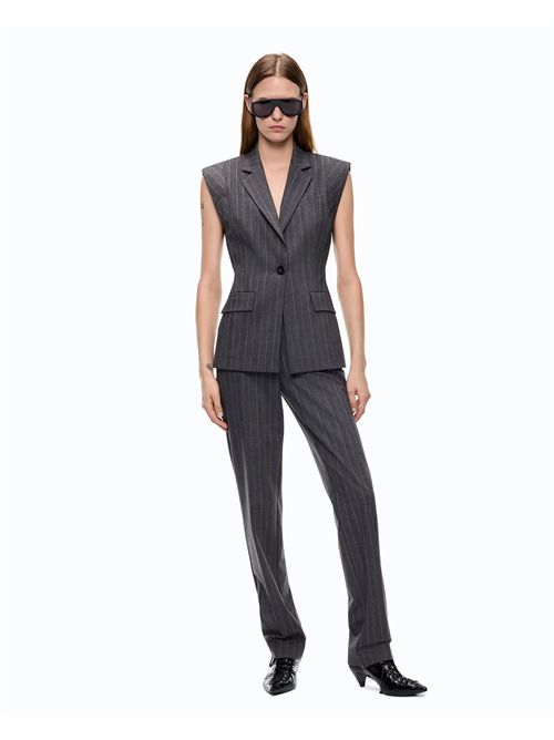Gilet gessato in misto lana PINKO | 107428A3FF/IN4